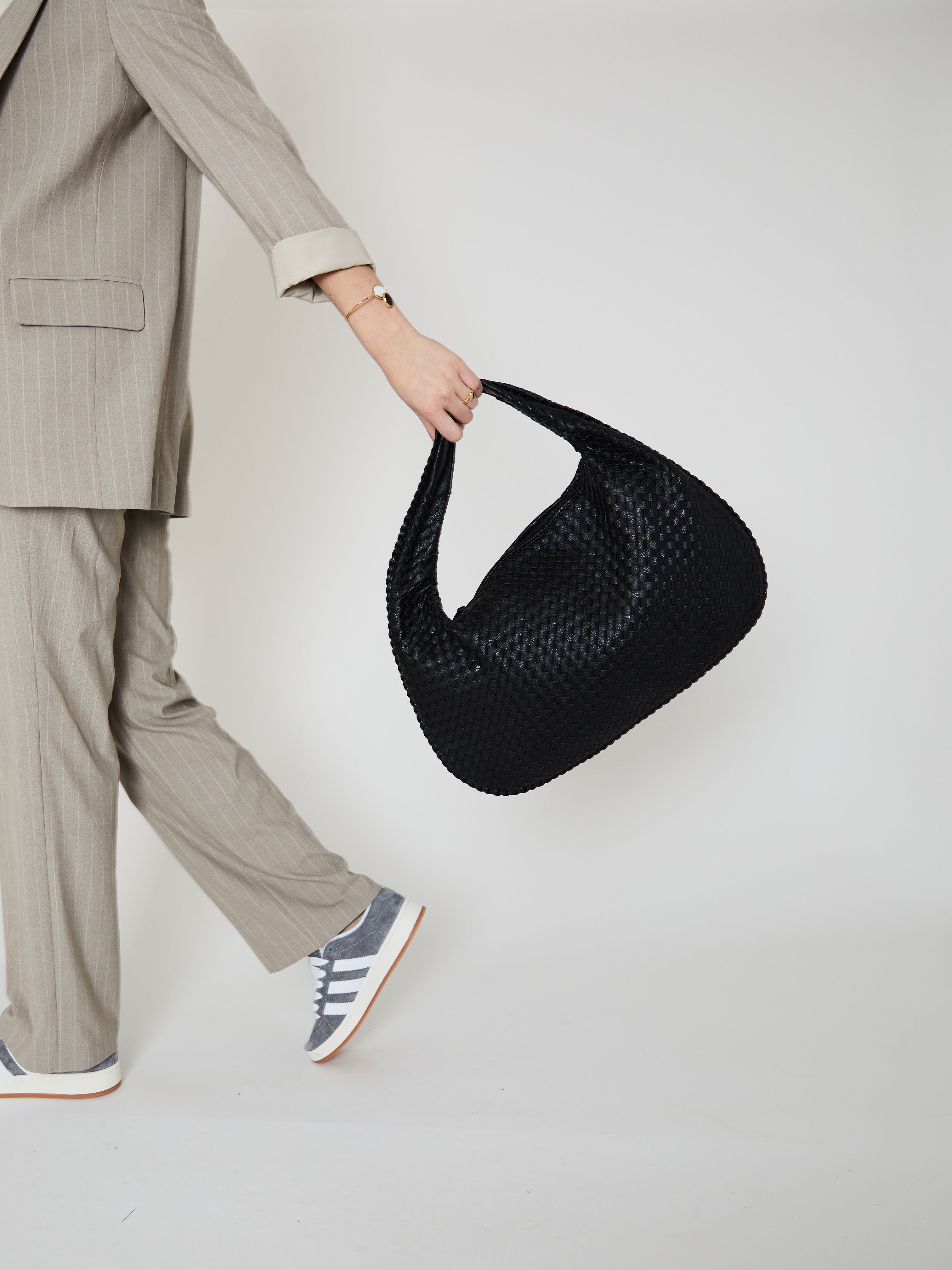 Everyday Woven Bag - Dark Grey