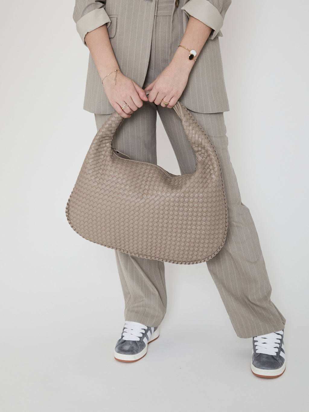 Everyday Woven Bag - Dark Grey