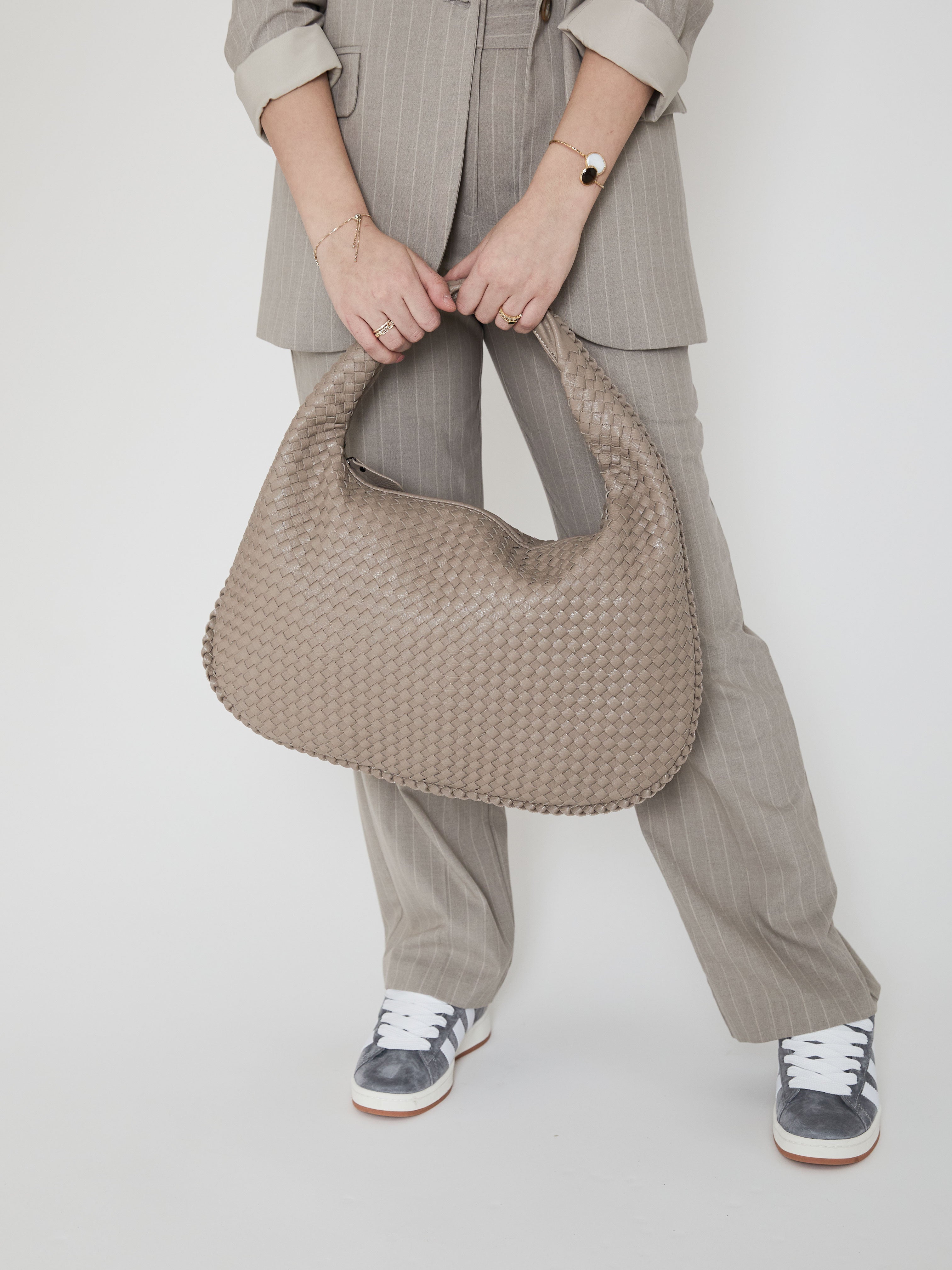 Everyday Woven Bag - Dark Grey