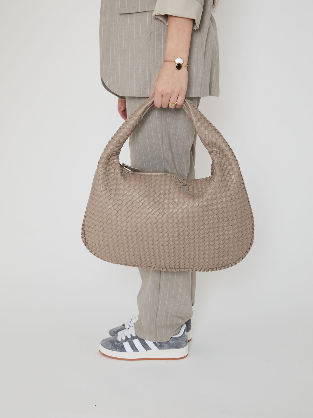 Everyday Woven Bag - Dark Grey