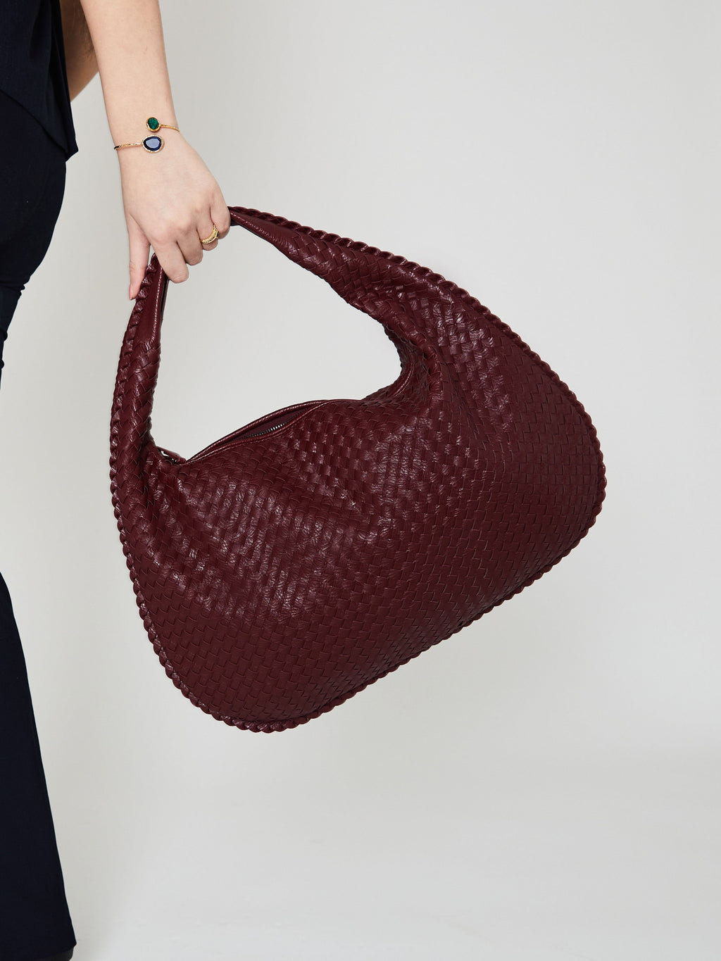 Everyday Woven Bag - Dark Grey