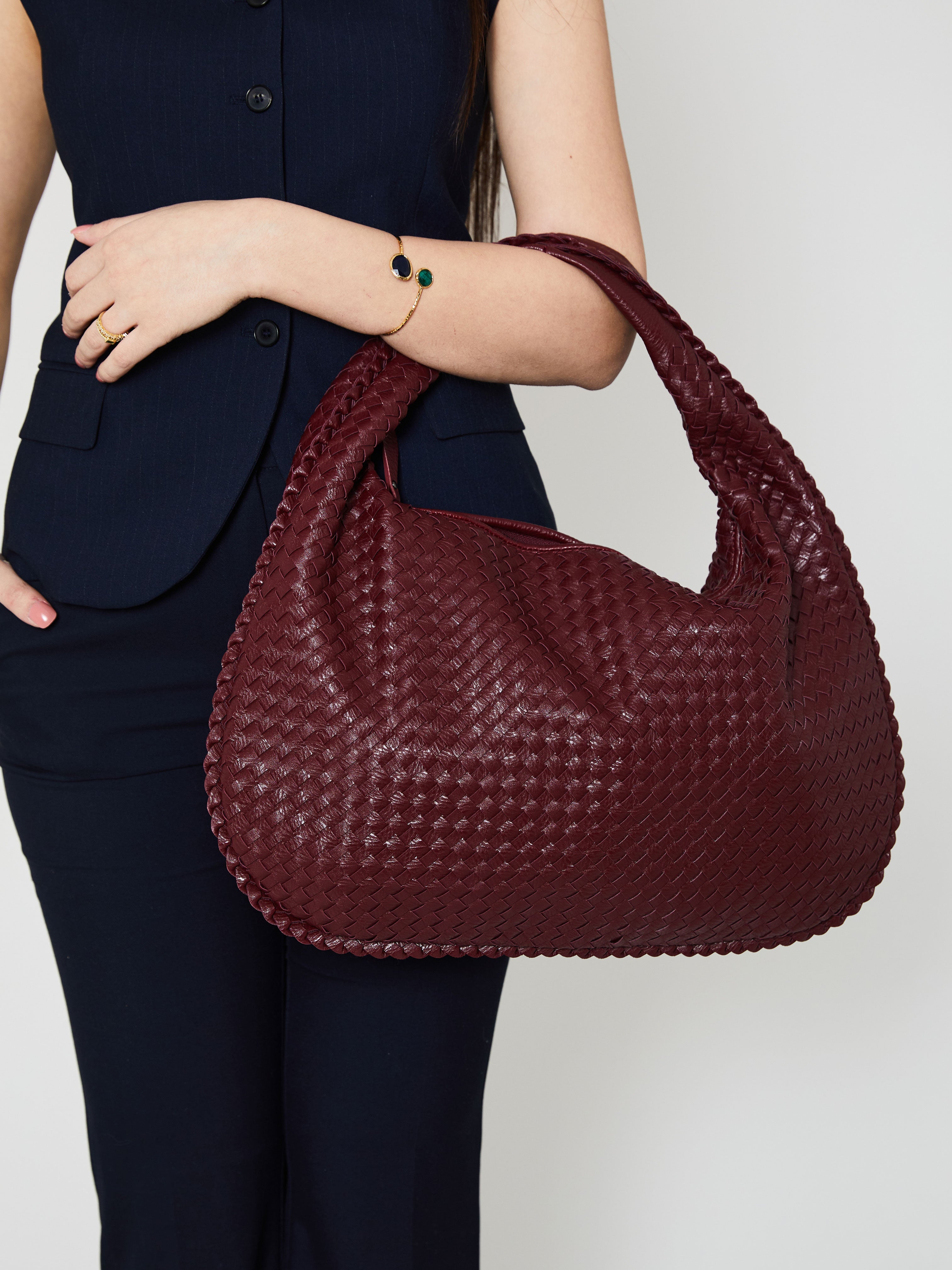 Everyday Woven Bag - Dark Grey