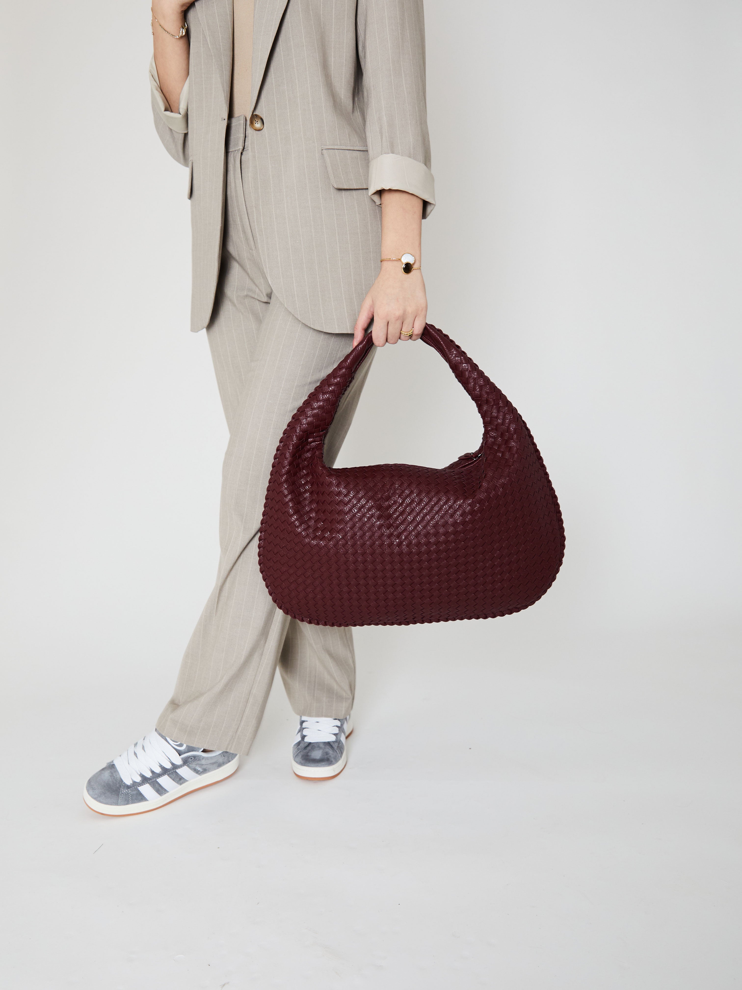 Everyday Woven Bag - Dark Grey