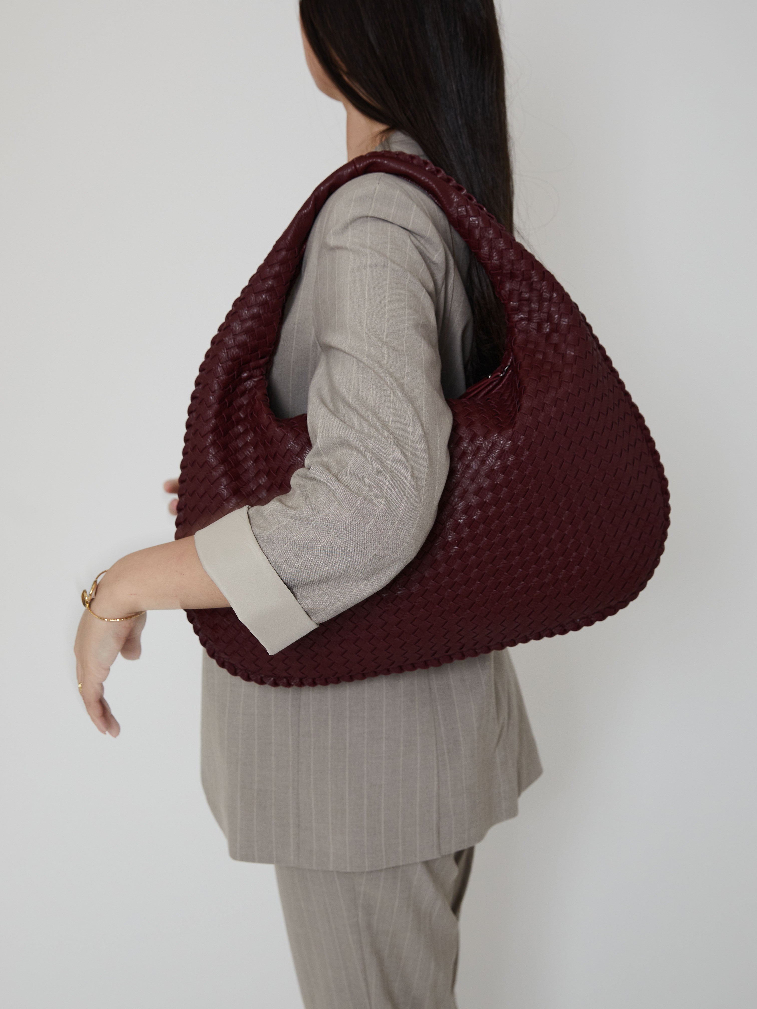 Everyday Woven Bag - Dark Grey