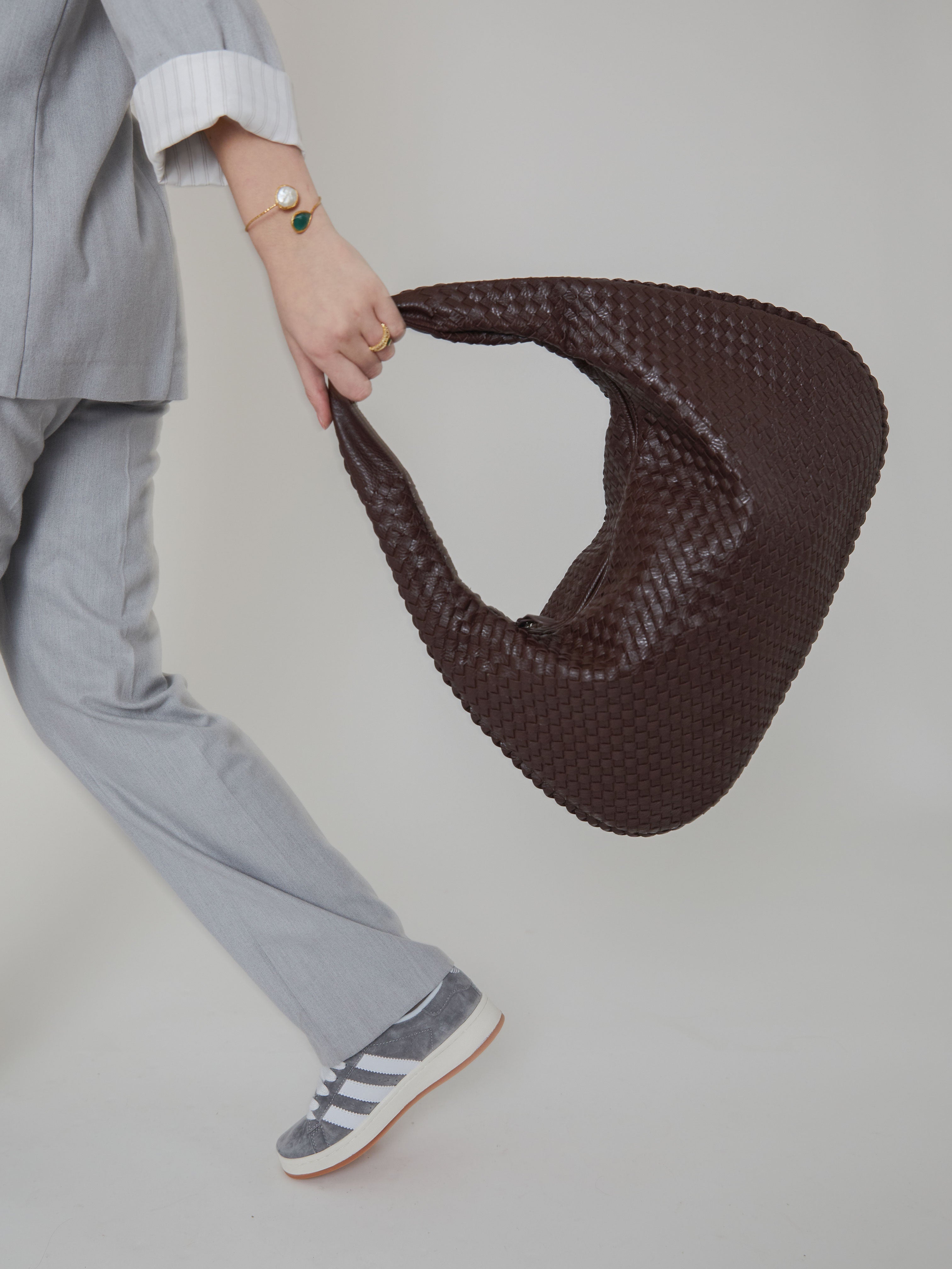 Everyday Woven Bag - Dark Grey