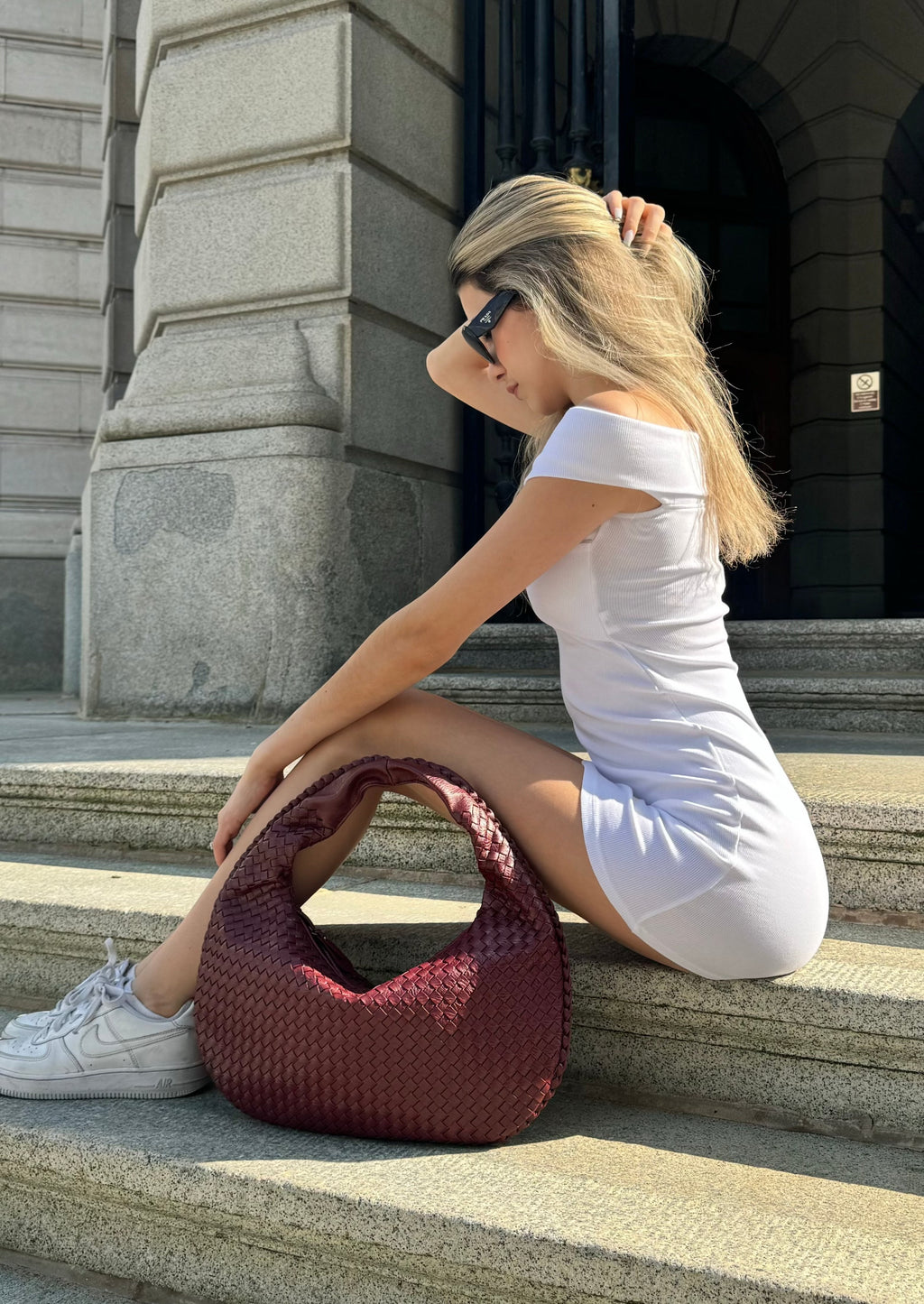 Everyday Woven Bag - Dark Grey