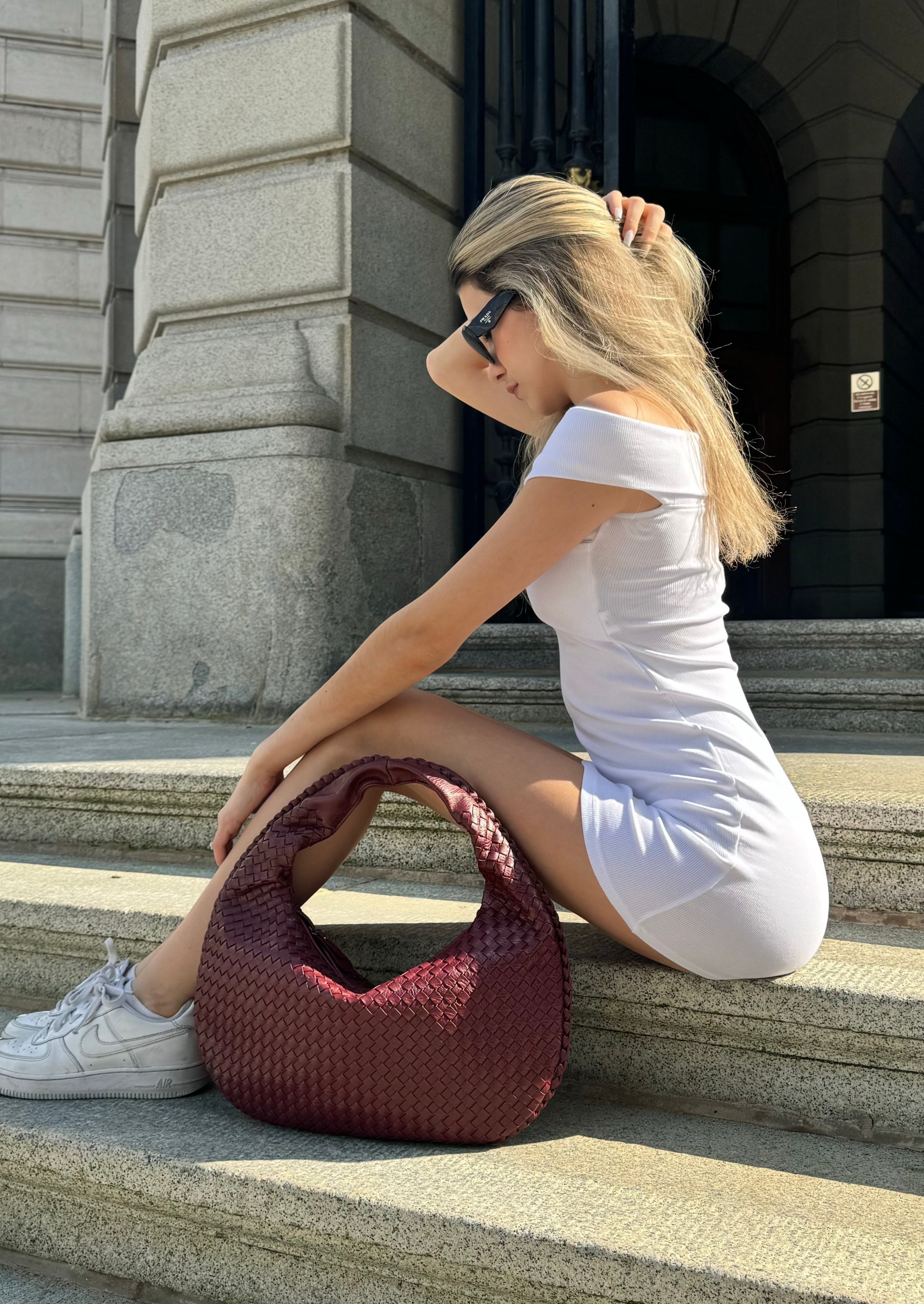 Everyday Woven Bag - Dark Grey
