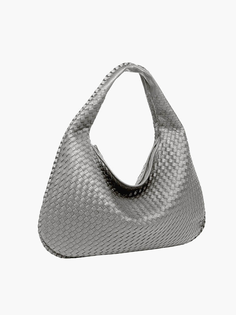 Everyday Woven Bag - Light Grey