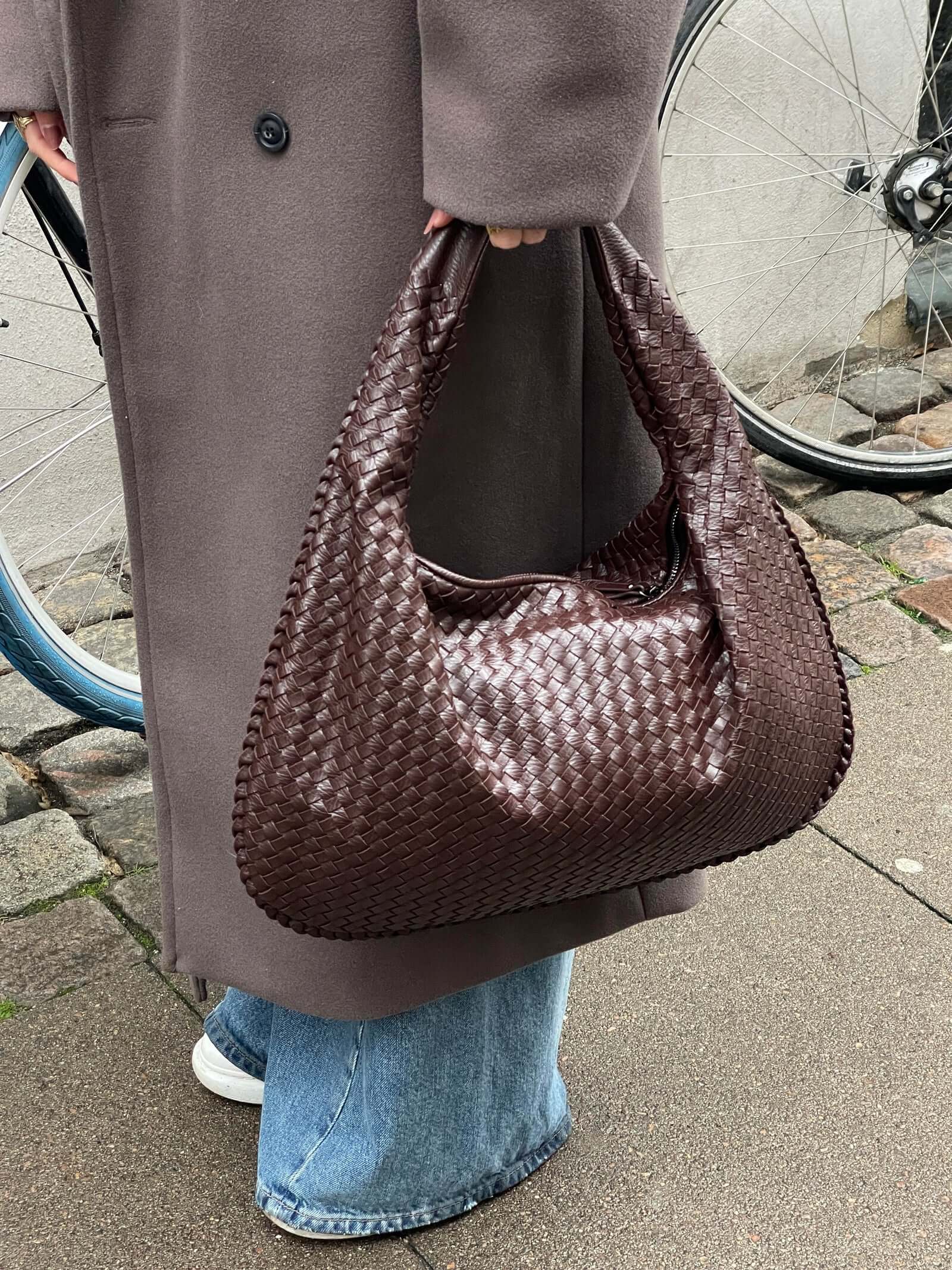 Everyday Woven Bag - Dark Grey